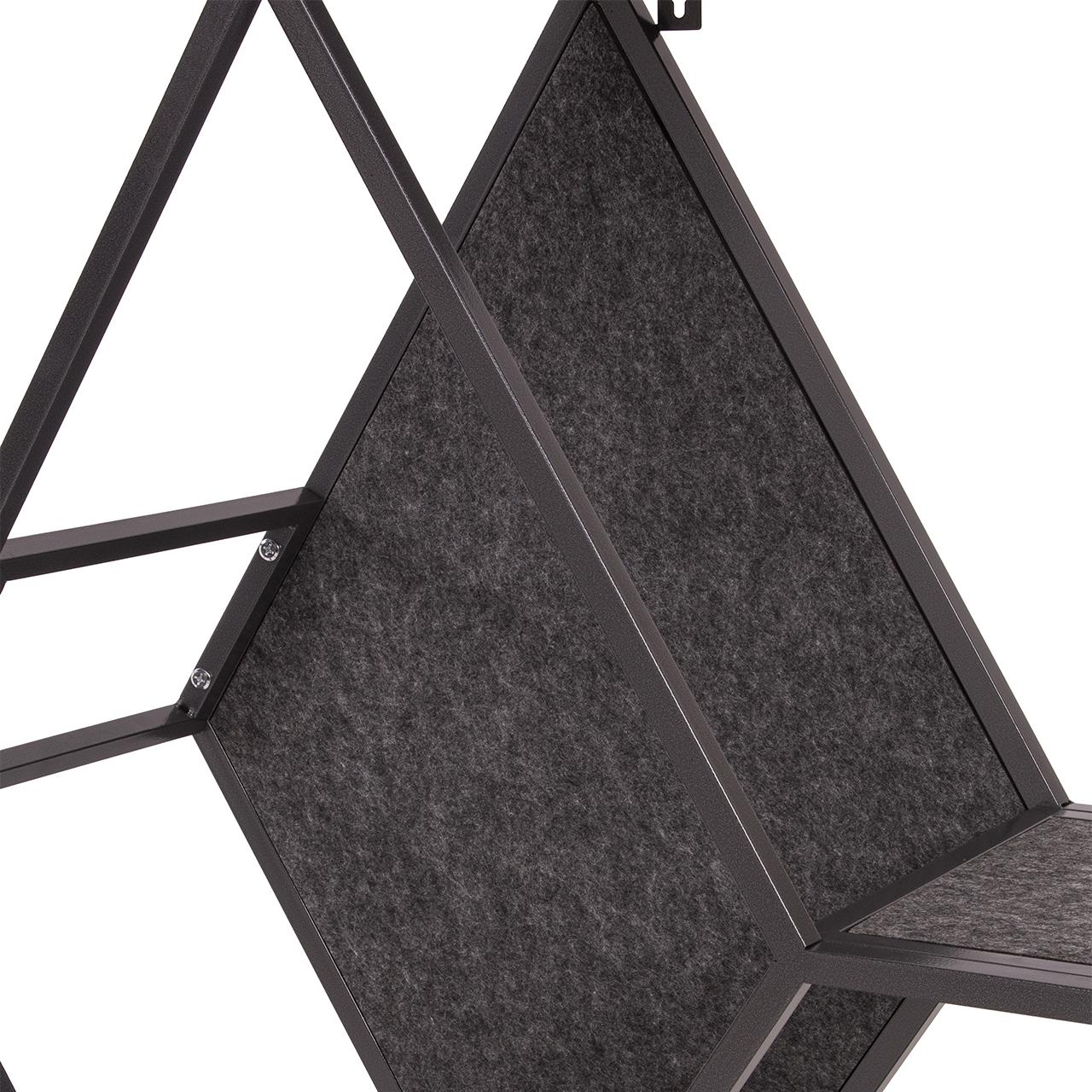 HexaHaus – Modern Modular Wooden Cat House with Scratch Panels