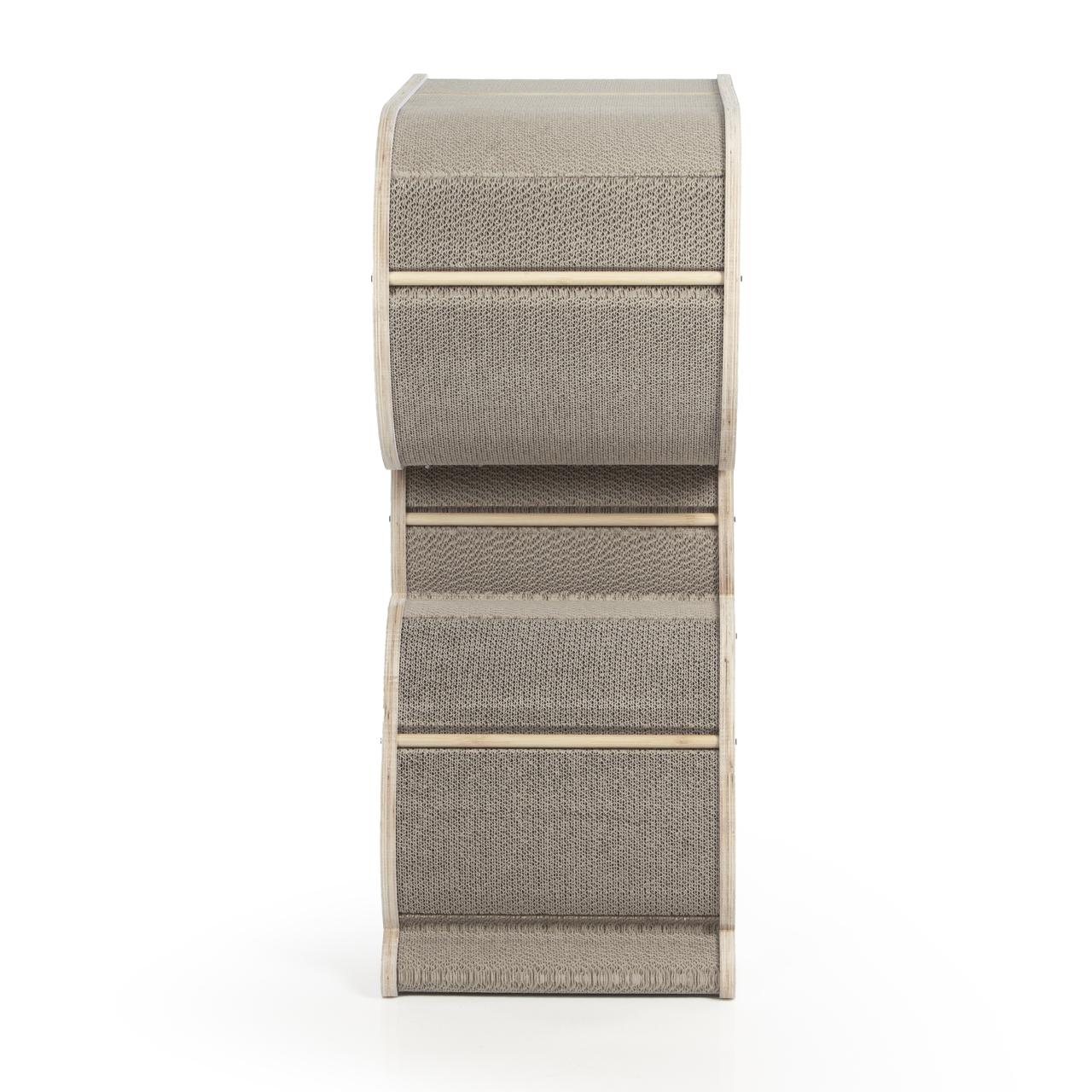 The Cat Grove Lounge – Modern Wooden Cat Tree Scratch Post