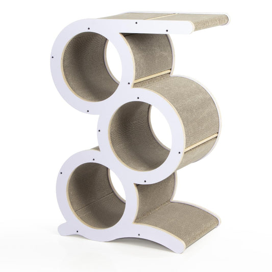 The Cat Grove Lounge – Modern Wooden Cat Tree Scratch Post